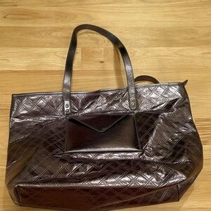 Bath & Body Works Shiny Quilted Tote